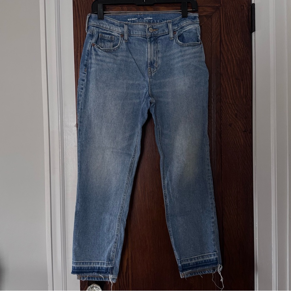 Old Navy Mid-Rise Boyfriend Jeans Mid Wash Size 2
